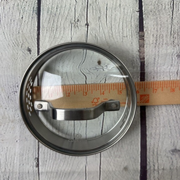 Caphalon‎ Lid Glass &S.Steel Replacement Strainer Vent 5.5” - Picture 5 of 10